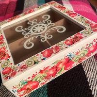 Scatola in legno porta te’ e tisane