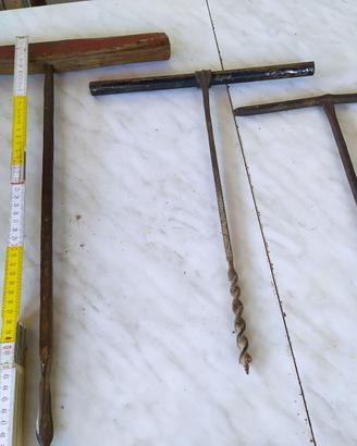 Trivelle da legno antiche