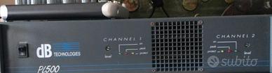 Amplificatore finale di potenza db pl 500