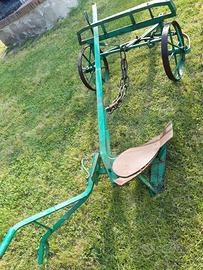 Aratro a mano anni 80