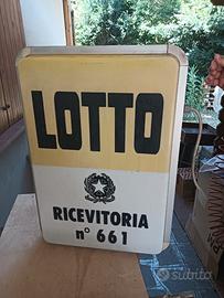 INSEGNA LUMINOSA RICEVITORIA LOTTO