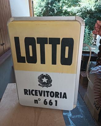 INSEGNA LUMINOSA RICEVITORIA LOTTO