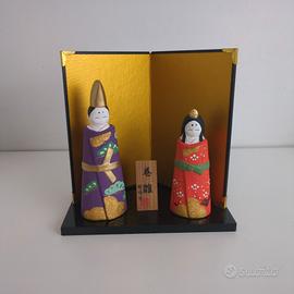 Hina Ningyo Shoho Bambole Giapponesi Ceramica 