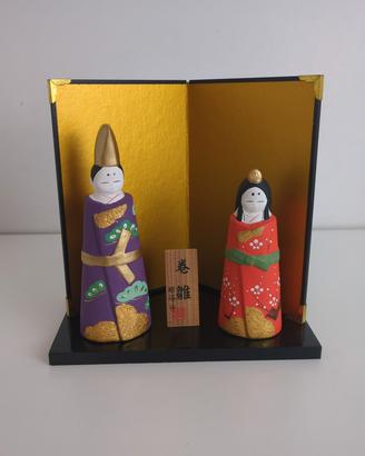 Hina Ningyo Shoho Bambole Giapponesi Ceramica 