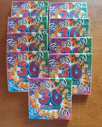 Tovaglioli di carta compleanno