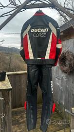 Dainese Tuta in pelle divisibile Ducati corse