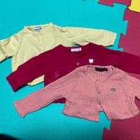 Set 3 cardigan bimba 3/6 mesi 