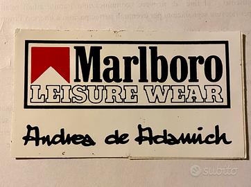 Adesivo vintage Marlboro leisure wear de Adamich