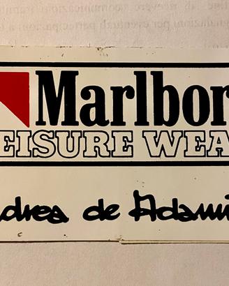 Adesivo vintage Marlboro leisure wear de Adamich