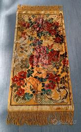 Tappeto decorativo stile Aubusson,velluto/ciniglia