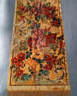Tappeto decorativo stile Aubusson,velluto/ciniglia