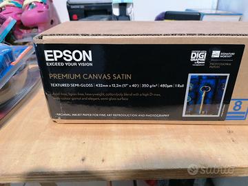 Carta fotografica Epson premium canvas satin