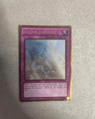 Carta Solem Jugment limited edition GLD5-EN045