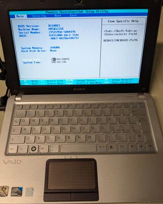 Portatile/Netbook Acer 9" e Sony 11"