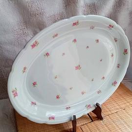 Piatto "Victoria "porcellana Bohemia  anni '30