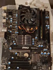 Scheda madre MSI 970A-G43 PLUS + cpu + dissipatore