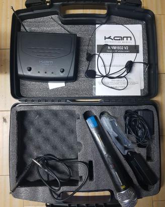 radiomicrofono wireless professionale  UHF