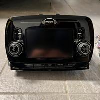 Impianto multimediale autoradio originale Fiat 500