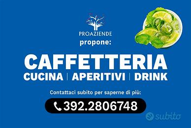 Caffetteria con cucina drink aperitivi Rif RE013