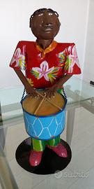 modellino musicista ferro artigianato Madagascar