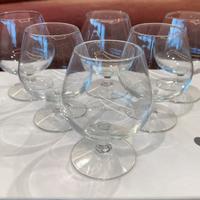 6 calici Ballon per cognac, distillati e brandy.