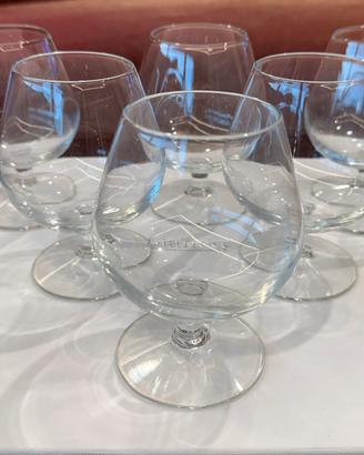 6 calici Ballon per cognac, distillati e brandy.