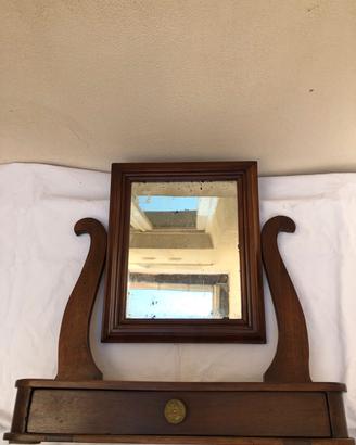 Specchiera da Appoggio Antica in Legno 