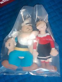 Peluche vintage Popeye & Olivia 