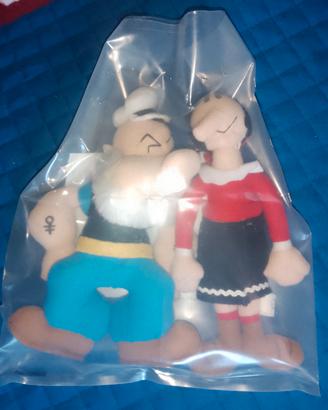 Peluche vintage Popeye & Olivia 