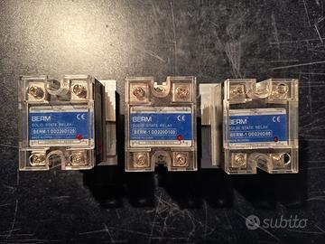 3x Relè a stato solido SSR-80/100/120 DA 5-220VAC