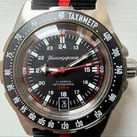 Vostok Komandirskie 95061B quadrante nero