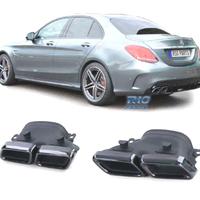 TERMINALI SCARICO MERCEDES CLASSE C W205 14-18 LOO