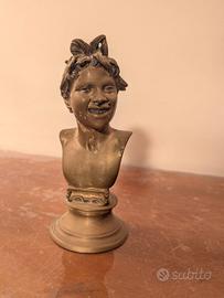 busto in bronzo Vincenzo Gemito Giovane acquaiuolo
