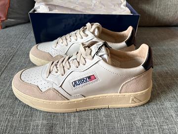 Sneakers Autry Medalist Uomo 42 Bianco Beige