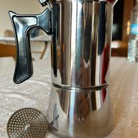 Caffettiera in acciaio con riduttore