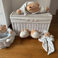 Set nanan baule cestina fiocco nascita