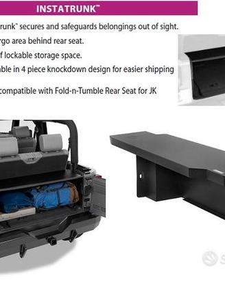 Bestop copertura bagagliaio JEEP Wrangler JK