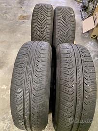 4 pneumatici con cerchi in ferro