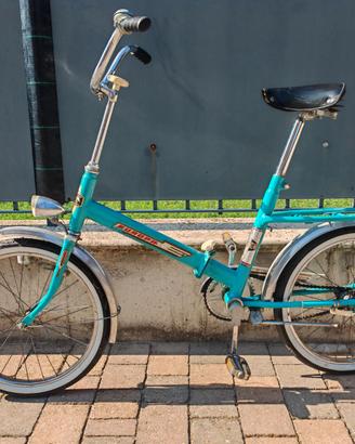 Bicicletta Pieghevole Vintage Azzurra anni 60/70