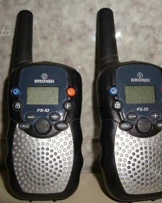 Walkie Talkie ricetrasm.Brondi FX 10 twin 10km