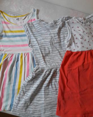 vestitini estivi per bambine di 2-3 anni 
