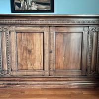 Credenza bassa da soggiorno in legno