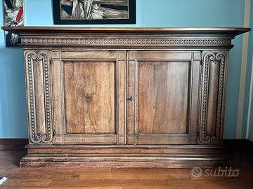 Credenza bassa da soggiorno in legno