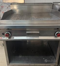 PIASTRA A GAS FRYTOP OFFCAR