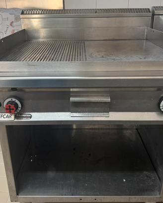 PIASTRA A GAS FRYTOP OFFCAR