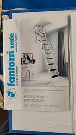 scala motorizzata Fantozzi per sottotetto/soppalco