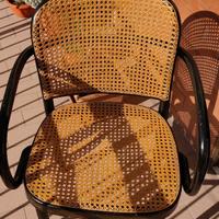 Sedia in legno paglia di Vienna da restaurare