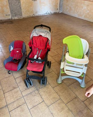 Seggiolini e passeggino