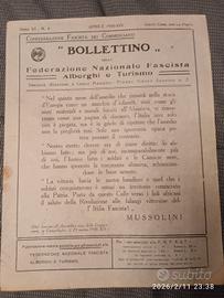 BOLLETTINO FASCISTA DEI COMMERCIANTI 