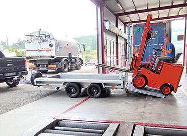 Carrello porta Escavatori Pale Muletti Edili